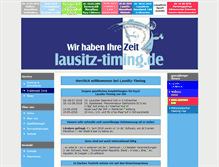 Tablet Screenshot of lausitz-timing.de